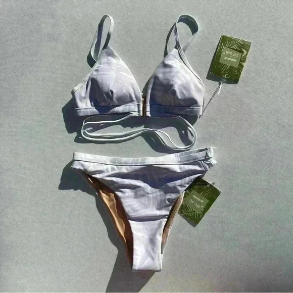 NWT Sporti x Stef Corgel High Waisted Bikini Bottom + Triangle Bikini To… - Picture 2 of 9